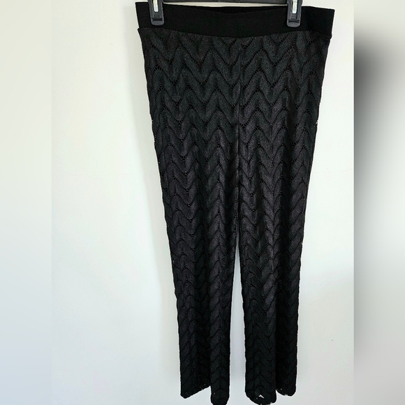 Joseph Ribkoff NWT Crochet Knit Open Weave Pants - Picture 5 of 5